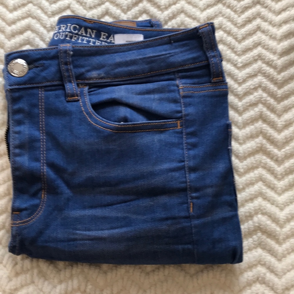 American Eagle High-waisted Jeggings; size 6 short
